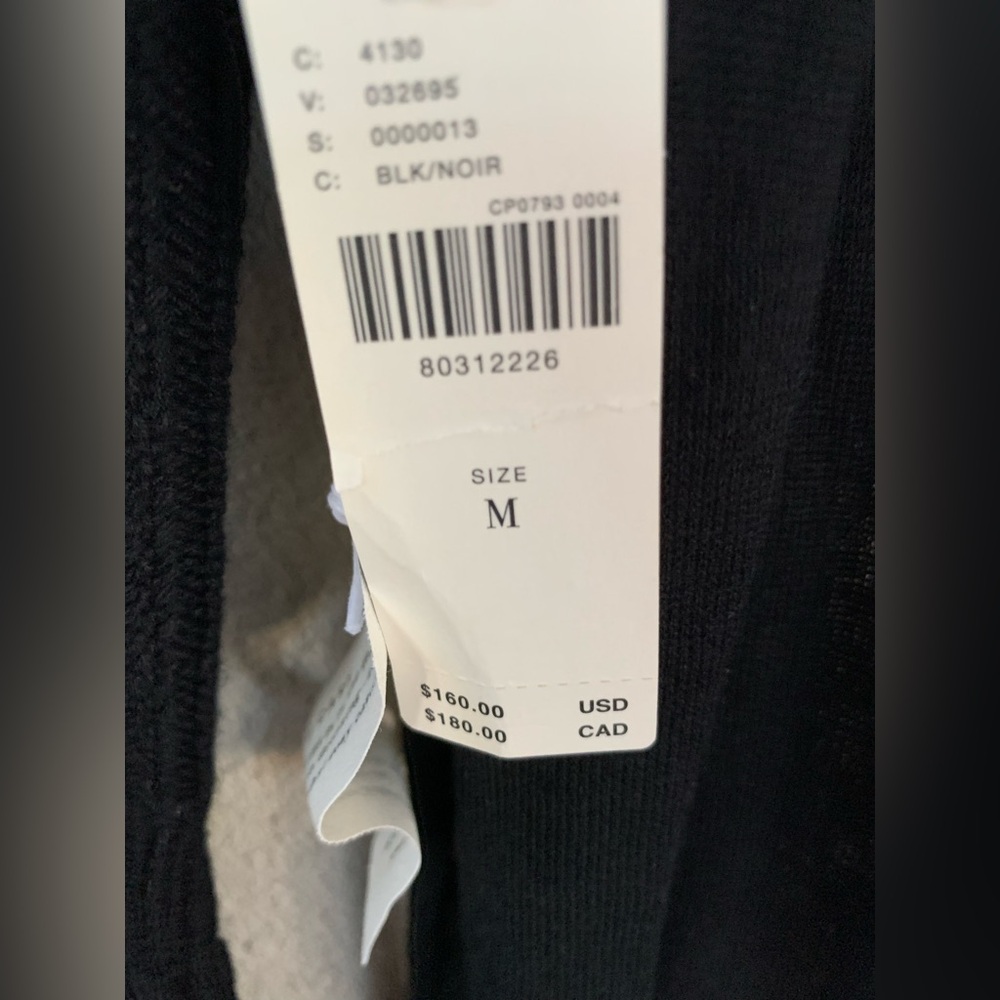 NWT Anthropologie black knit dress. Size Med. Gorgeous! - Picture 4 of 6
